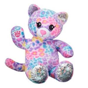 Build-A-Bear Colorful Patterned Stuffed Animal
